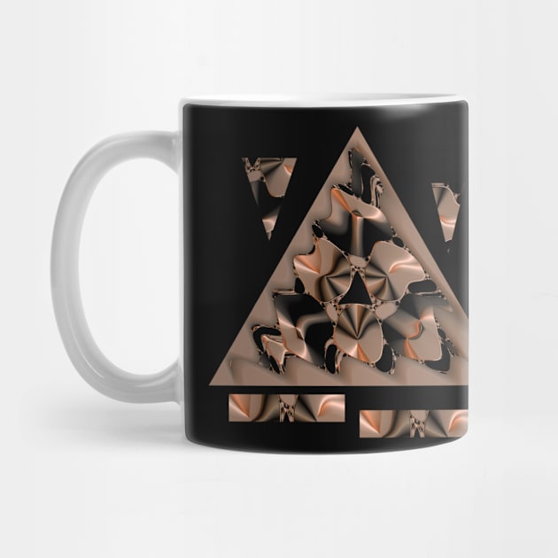 Beige Triangles Fractal by Gingezel